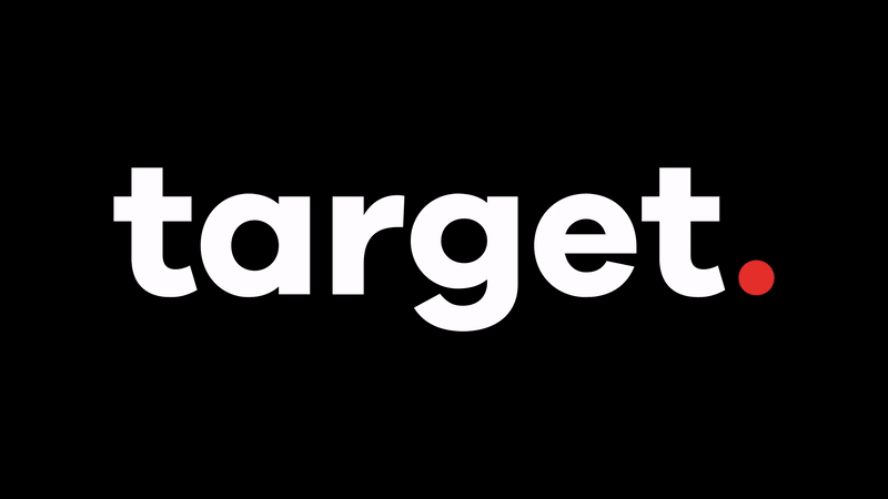 Le logo animé de la conférence target, réalisé par l'agence Braconnier